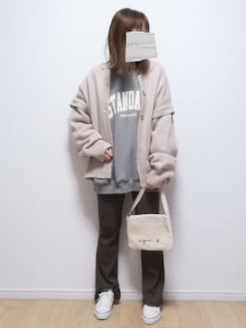 「reca（レカ）のアイテム（レギンス/スパッツ）」を使った、i-waさん（レディース・153cm）の春コーディネート