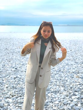 「アイテム（フォーマルスーツ/小物）」を使った、nanaさん（レディース・154cm・10代）の春コーディネート