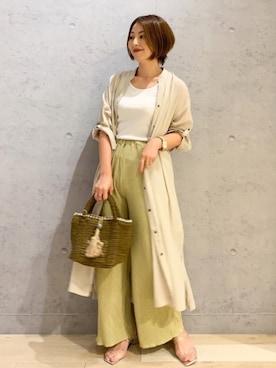 hanaeさん（レディース・160cm）の夏コーディネート