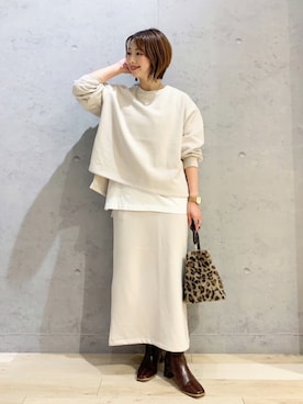「レプシィム(LEPSIM)」｜「アイテム（ハンドバッグ）」を使った、hanaeさん（レディース・160cm）の秋コーディネート