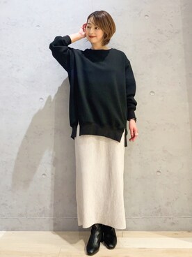 hanaeさん（レディース・160cm）の冬コーディネート