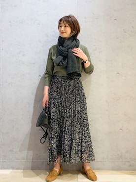 「レプシィム(LEPSIM)」｜「アイテム（ハンドバッグ）」を使った、hanaeさん（レディース・160cm）の冬コーディネート