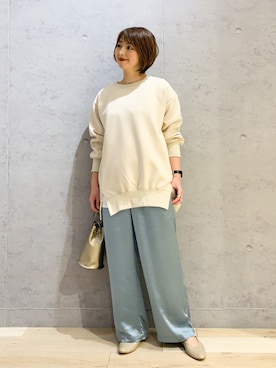 「レプシィム(LEPSIM)」｜「アイテム（ハンドバッグ）」を使った、hanaeさん（レディース・160cm）の冬コーディネート