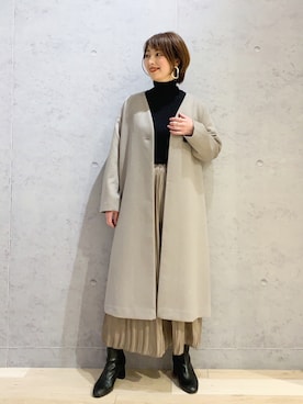 hanaeさん（レディース・160cm）の冬コーディネート