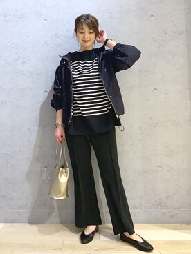 「レプシィム(LEPSIM)」｜「アイテム（ハンドバッグ）」を使った、hanaeさん（レディース・160cm）の冬コーディネート