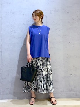 hanaeさん（レディース・160cm）の夏コーディネート