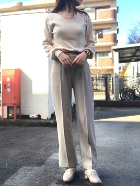 ももかさん（レディース・163cm）の冬コーディネート