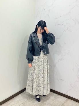 「わんぴ」｜Eri.さん（レディース・158cm）の春コーディネート