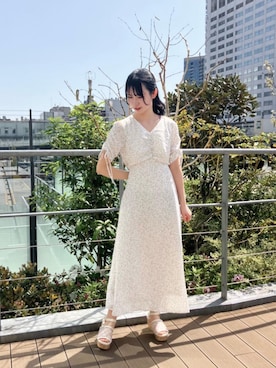 「ブルべ夏」｜Eri.さん（レディース・158cm）の春コーディネート