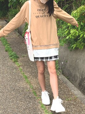 「WC（ダブル シー）のアイテム（アクセサリー）」を使った、かなチャ💕💕さん（レディース・157cm）の春コーディネート