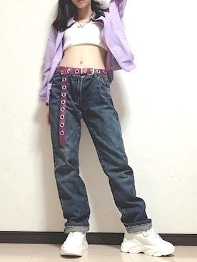 「WC（ダブル シー）のアイテム（アクセサリー）」を使った、かなチャ💕💕さん（レディース・157cm）の春コーディネート