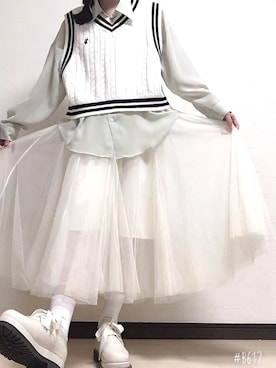 かなチャ💕💕さん（レディース・157cm）の春コーディネート