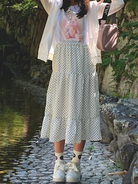 「お参りコーデ」｜かなチャ💕💕さん（レディース・157cm）の夏コーディネート
