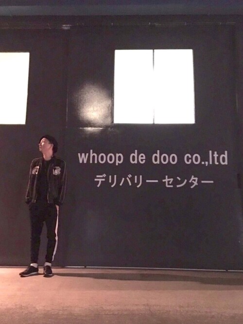 yamashita使用「whoop-de-doo（whoop-de-doo/フープディドゥ(308832)レザービジネススニーカー）」的時尚穿搭