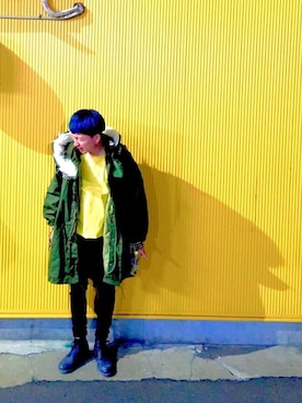 「RUDE GALLERY（ルードギャラリー）のアイテム」を使った、yamashitaさん（メンズ・171cm）の秋コーディネート