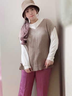まゆさんさん（レディース・157cm）の秋コーディネート