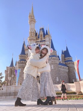 「TDL」｜まゆさんさん（レディース・157cm）の冬コーディネート