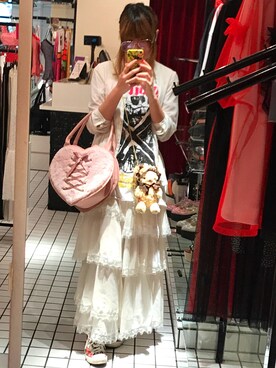 「LA BELLE ETUDE（ラベルエチュード）のアイテム（チノパンツ）」を使った、Nonoさん（レディース・167cm）の夏コーディネート