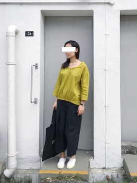「JENAのアイテム」を使った、薄荷糖さん（レディース・163cm）の冬コーディネート