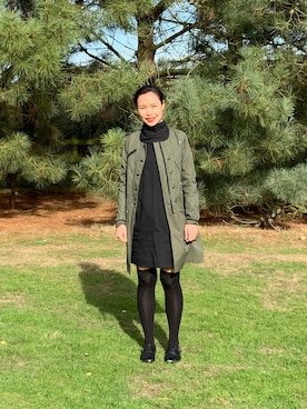 「NIKE NSW（ナイキエヌエスダブリュー）のアイテム」を使った、薄荷糖さん（レディース・163cm）の秋コーディネート