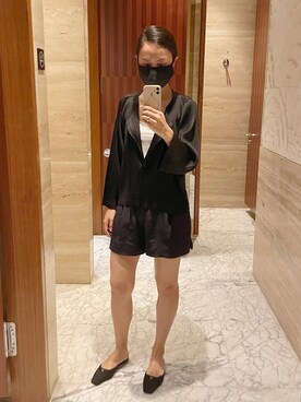 「PLEATS PLEASE（プリーツプリーズ）のアイテム（ジャケット/アウター）」を使った、薄荷糖さん（レディース・161cm）の冬コーディネート