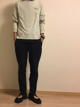 「アイテム（アナログ腕時計、グリーン系）」を使った、wardrobe2020さん（メンズ・178cm）の夏コーディネート