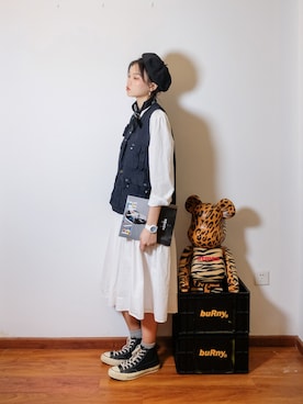 「工装」｜Imbygさん（レディース・173cm）の秋コーディネート