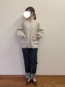 「DOMINGO（ドミンゴ）のアイテム」を使った、NONさん（レディース・160cm）の秋コーディネート