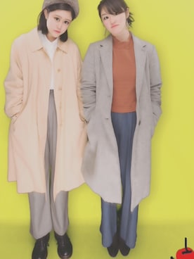 「寒かった」｜さ。さん（レディース・162cm）の冬コーディネート
