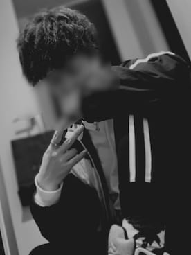 「HUF」｜「アイテム（ナイロンジャケット）」を使った、Sato©︎           さん（メンズ・173cm）の春コーディネート