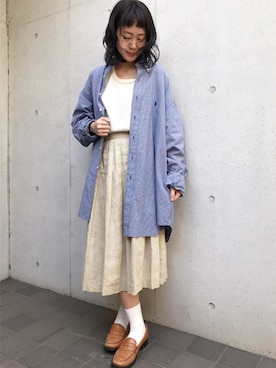 「ラルフローレン」｜古着屋RAINBOWさん（レディース・155cm）の春コーディネート