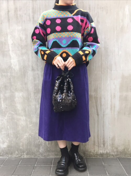 古着屋rainbow Rainbow 原宿店 ニット セーターを使ったコーディネート Wear