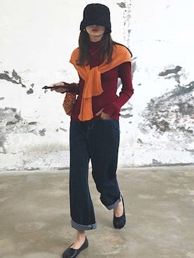 【公式】OSYAREVOさん（レディース・165cm）の秋コーディネート