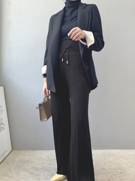 「OSYAREVO（オシャレボ）のアイテム（パンツ）」を使った、OSYAREVOさん（レディース・165cm）の秋コーディネート