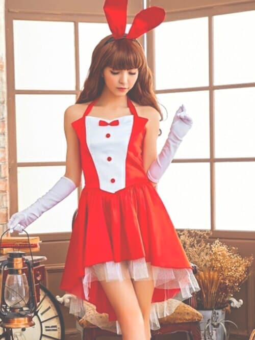 セール】コスプレ タキシードバニーガール レディース