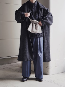 「スナップT」｜「アイテム（ジャケット/アウター）」を使った、平(taira)さん（メンズ・167cm）の春コーディネート