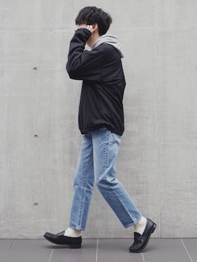 「平成最後のWEARISTAセンバツ」｜「アイテム（ローファー）」を使った、平(taira)さん（メンズ・167cm）の春コーディネート