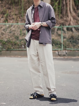 平(taira)さん（メンズ・167cm）の春コーディネート