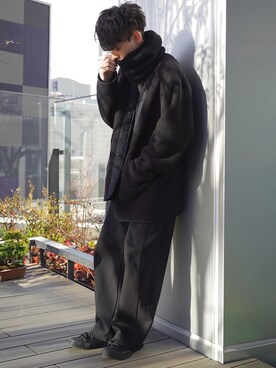 「ENGINEERED GARMENTS」｜「アイテム（その他アウター）」を使った、平(taira)さん（メンズ・167cm）の冬コーディネート