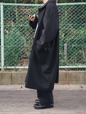 「NICHOLAS DALEY（ニコラスデイリー）のアイテム（ジャケット/アウター）」を使った、平(taira)さん（メンズ・167cm）の冬コーディネート