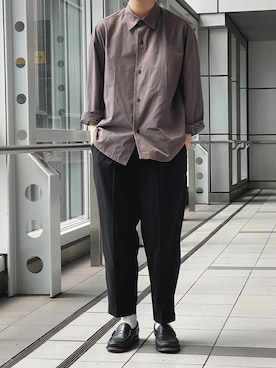 「THE HINOKI（ザ ヒノキ）のアイテム」を使った、平(taira)さん（メンズ・167cm）の秋コーディネート