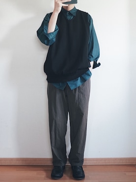 平(taira)さん（メンズ・167cm）の秋コーディネート