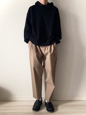 「417 EDIFICE（フォーワンセブンエディフィス）のアイテム（その他パンツ）」を使った、平(taira)さん（メンズ・167cm）の秋コーディネート