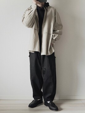 「order（オーダー）のアイテム（トップス）」を使った、平(taira)さん（メンズ・167cm）の秋コーディネート