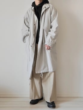 「URBAN RESEARCH Sonny Label（アーバンリサーチサニーレーベル）のアイテム（モッズコート）」を使った、平(taira)さん（メンズ・167cm）の秋コーディネート