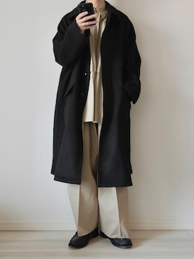 「MR.GENTLEMAN（ミスタージェントルマン）のアイテム（ローファー）」を使った、平(taira)さん（メンズ・167cm）の秋コーディネート