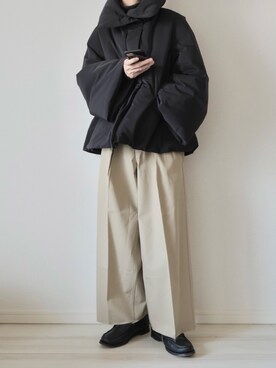 「MR.GENTLEMAN（ミスタージェントルマン）のアイテム（ローファー）」を使った、平(taira)さん（メンズ・167cm）の秋コーディネート