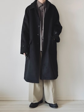 「MR.GENTLEMAN（ミスタージェントルマン）のアイテム（ローファー）」を使った、平(taira)さん（メンズ・167cm）の秋コーディネート