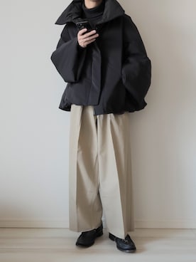 「MR.GENTLEMAN（ミスタージェントルマン）のアイテム（シューズ）」を使った、平(taira)さん（メンズ・167cm）の冬コーディネート