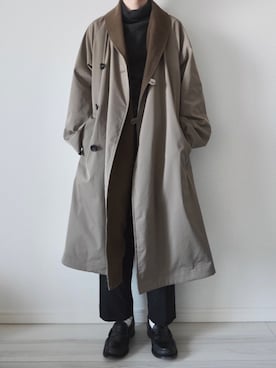 「MR.GENTLEMAN（ミスタージェントルマン）のアイテム（シューズ）」を使った、平(taira)さん（メンズ・167cm）の冬コーディネート